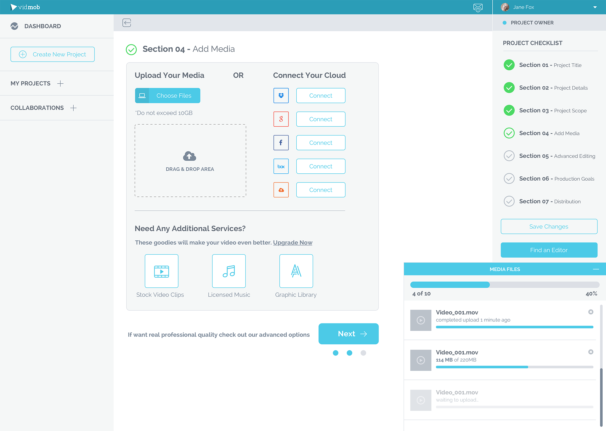 VidMob product features
