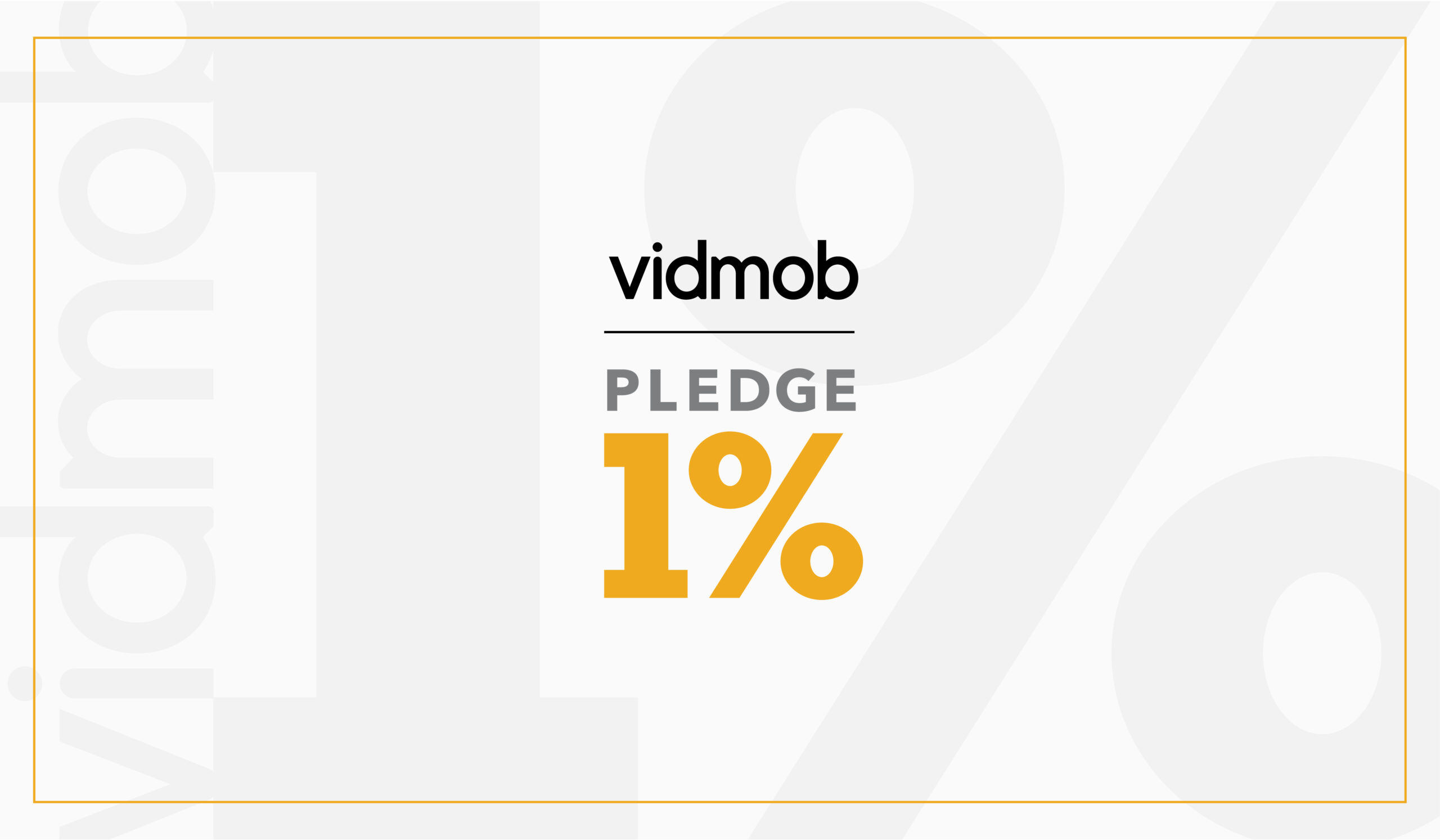 Using Business as a Force for Good. We Pledge 1%.