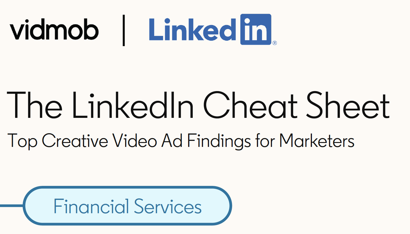 LinkedIn Creative Cheat Sheet for Financial Services