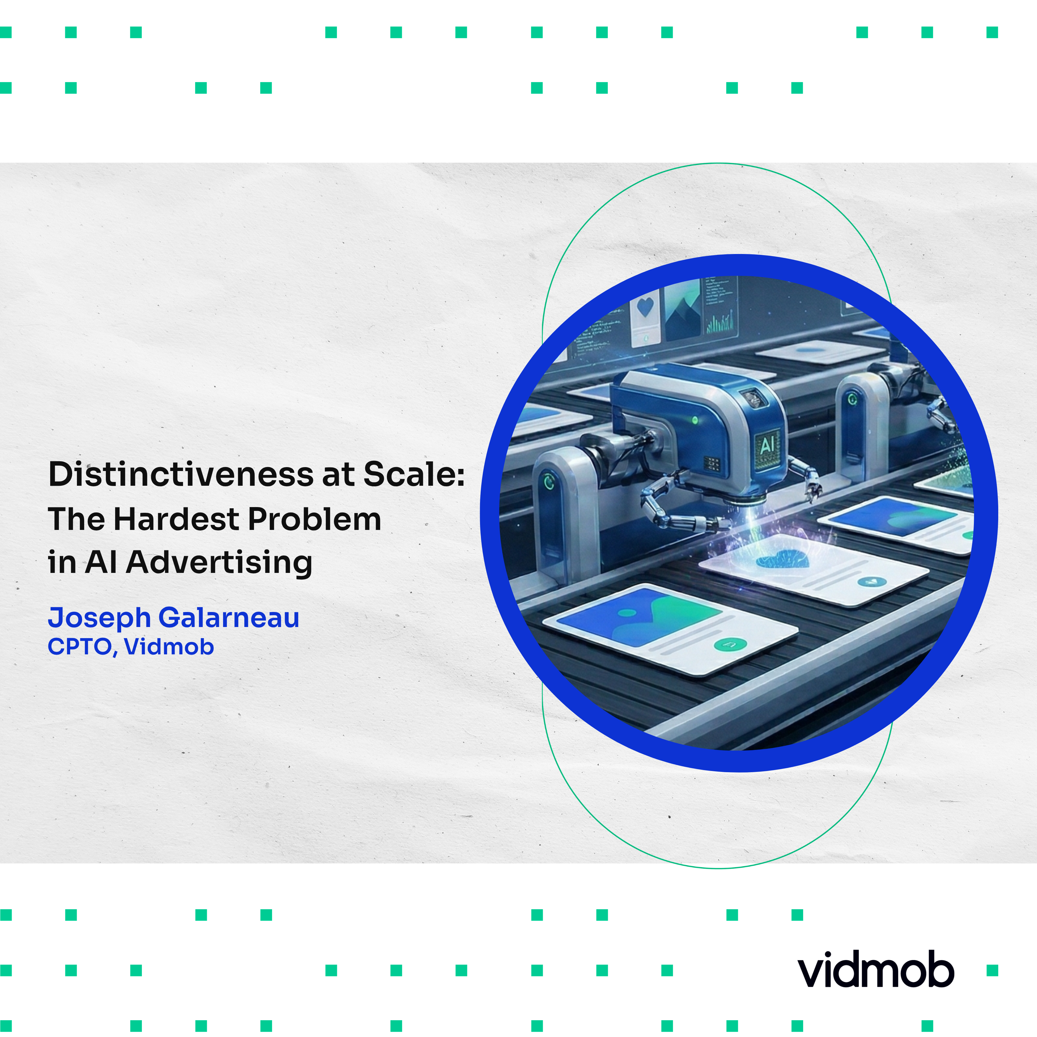 Distinctiveness at Scale: The Hardest Problem in AI Advertising